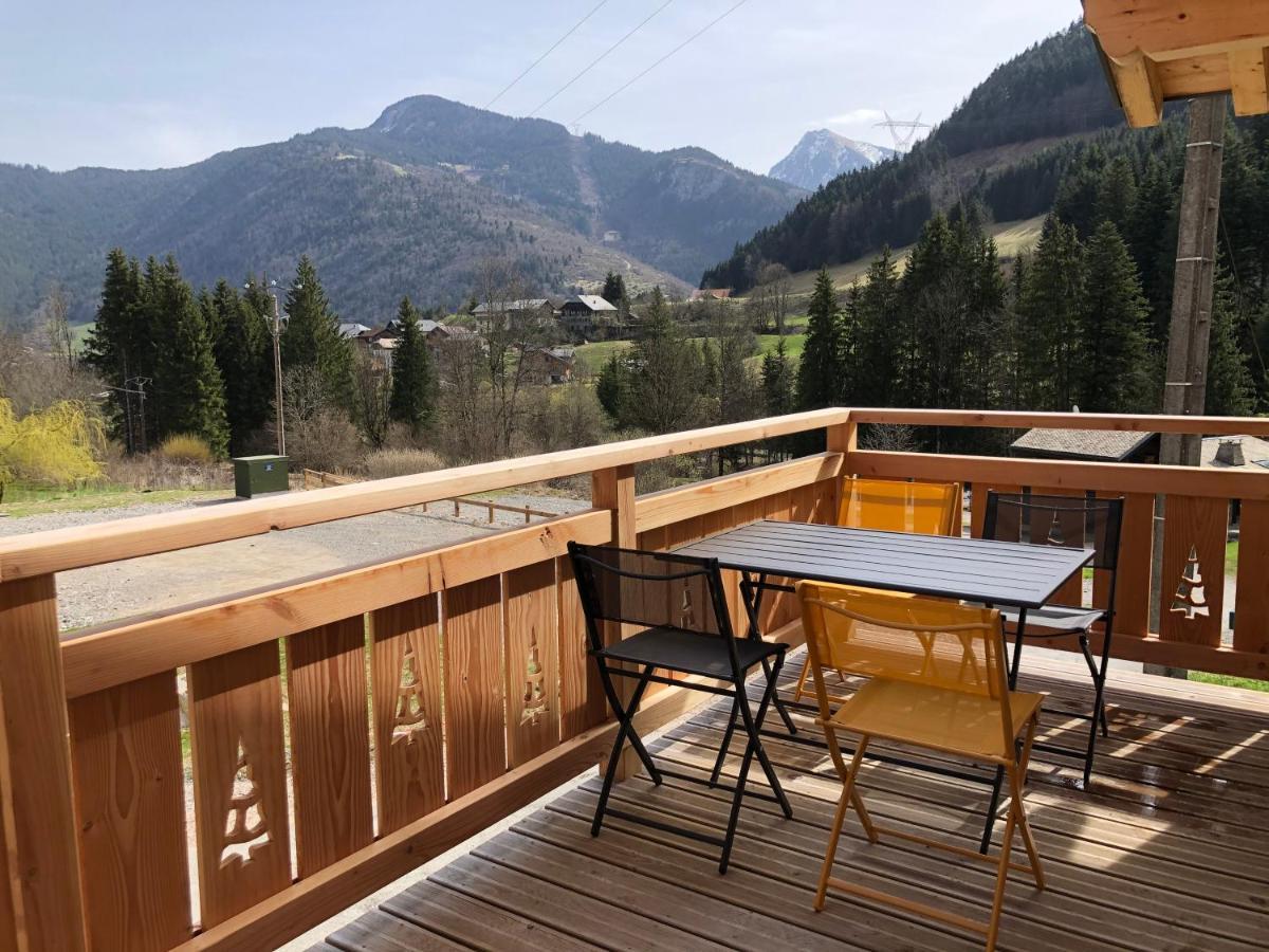Chalet Cosy Et Moderne Vue Montagnes Seytroux Kültér fotó