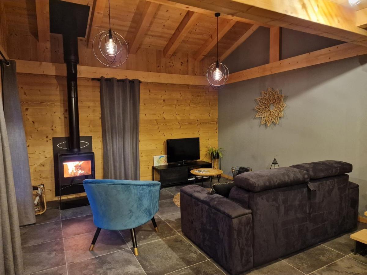 Chalet Cosy Et Moderne Vue Montagnes Seytroux Kültér fotó