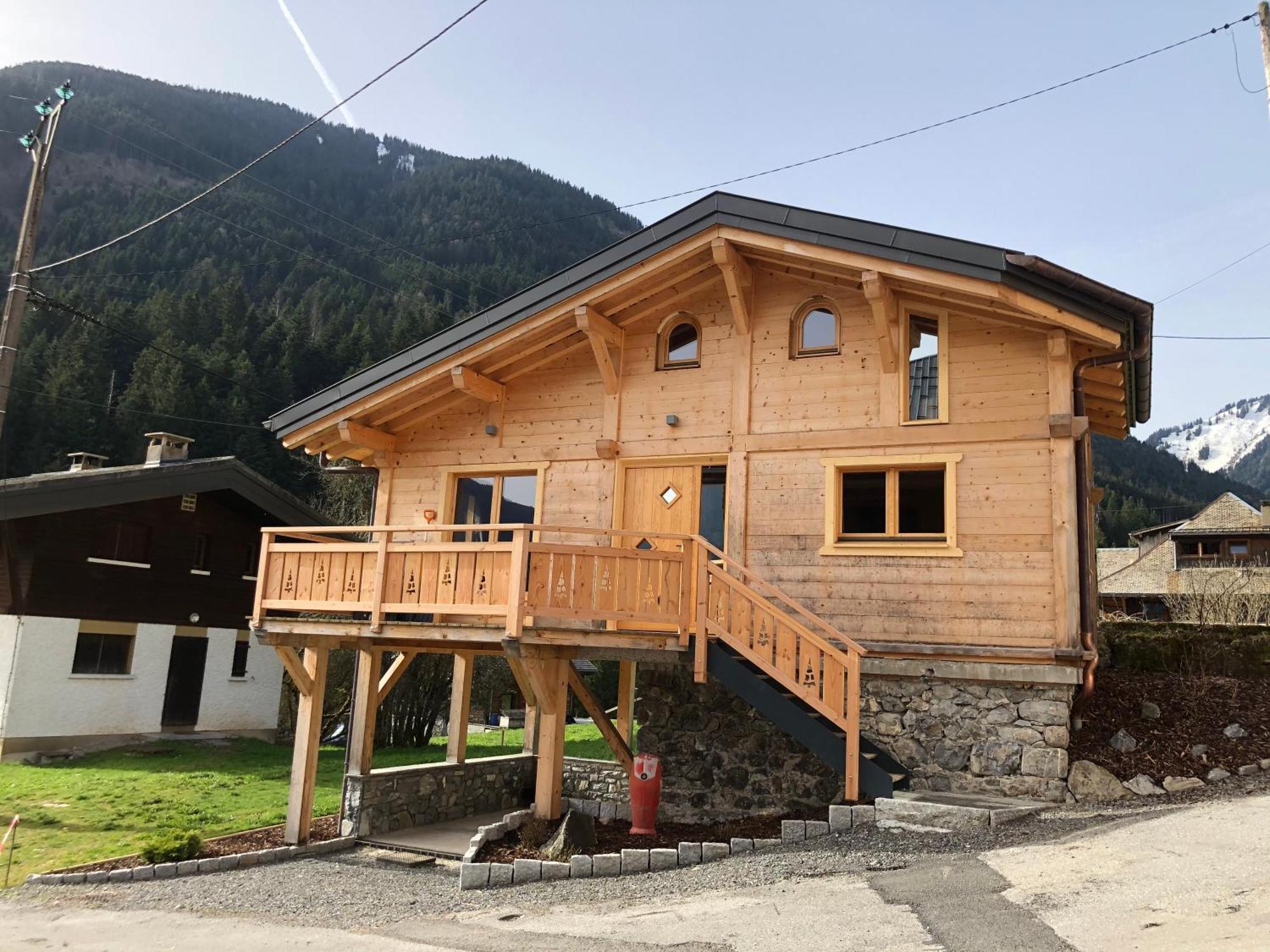 Chalet Cosy Et Moderne Vue Montagnes Seytroux Kültér fotó